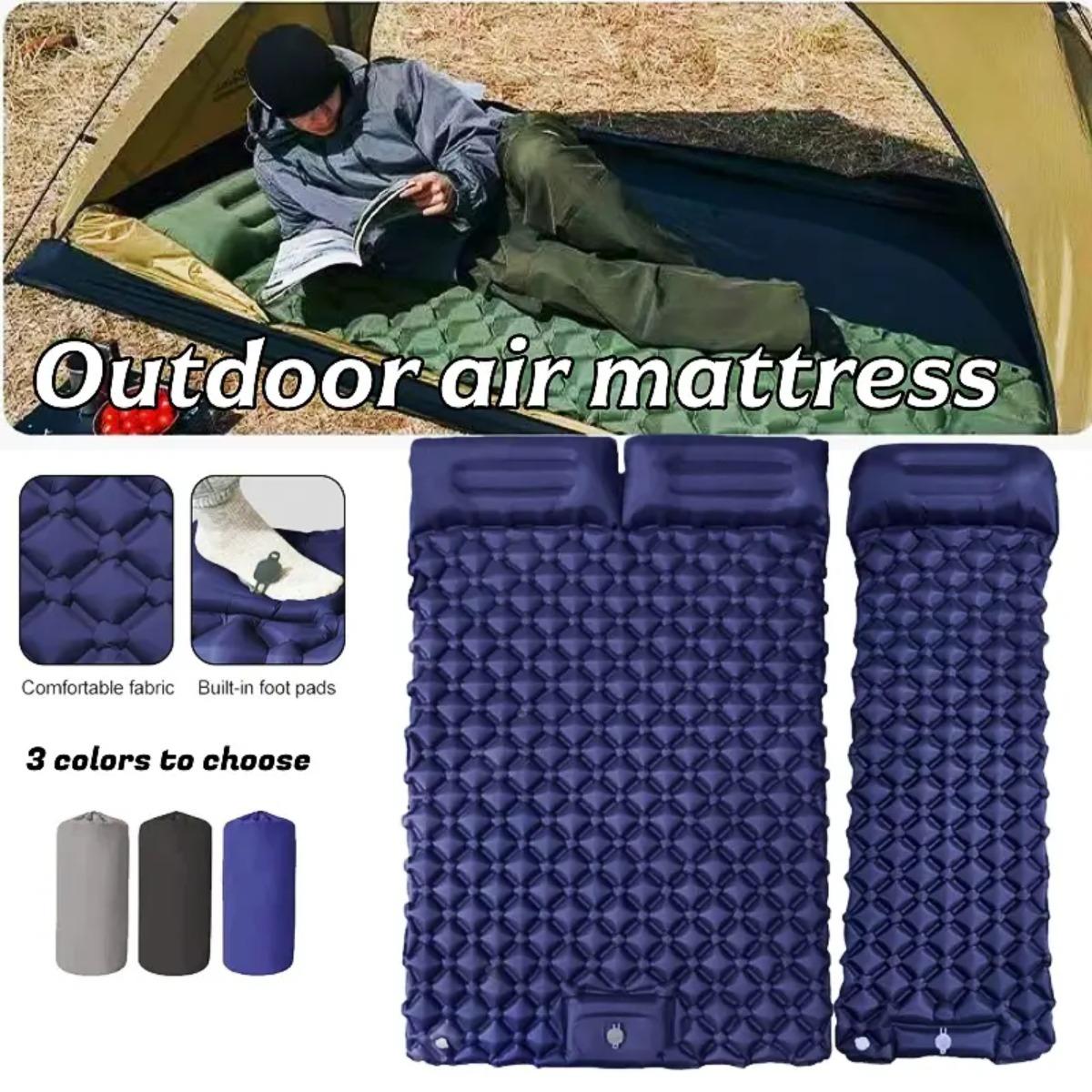 Outdoor Camping Rugs - Materac dmuchany jedno- i dwuosobowy, składana