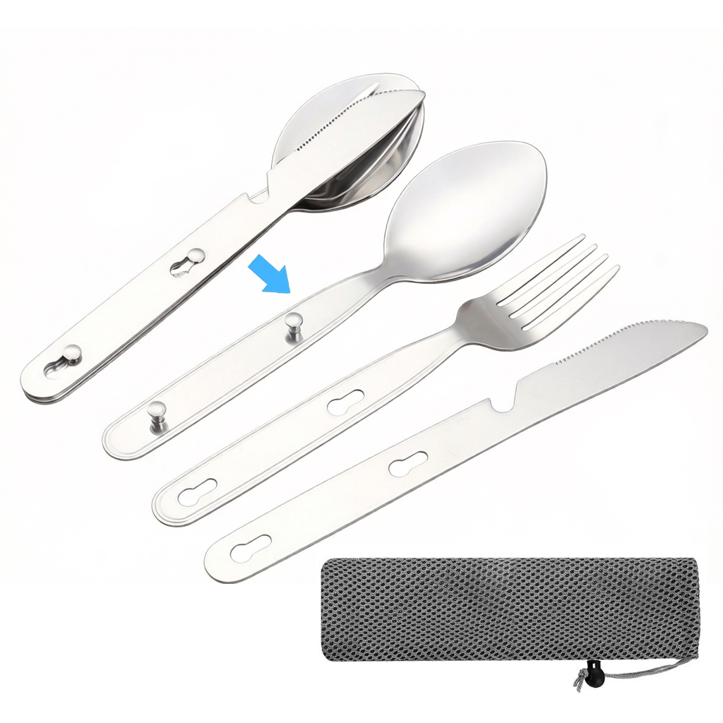 3 szt./zestaw Składany zestaw  – Outdoor Camping Dining Set recenzja i cena