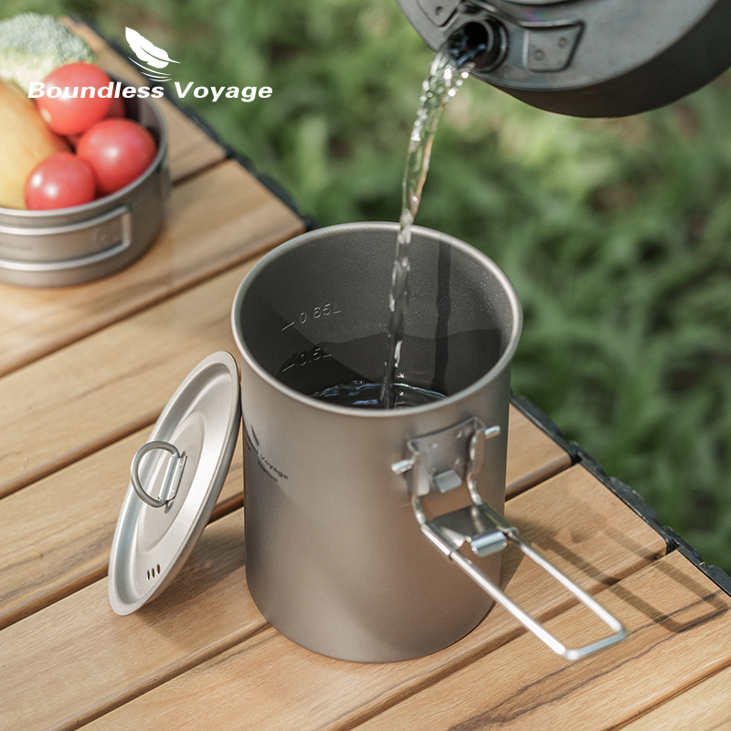 Boundless Voyage 900ml Titaniu – Outdoor Camping Dining Set recenzja i cena
