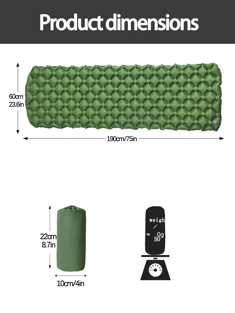 Nadmuchiwany materac kempingow – Bed Outdoor Camping recenzja i cena